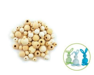 Round Beads Natural 10mm-16mm 60/pk (closeout)