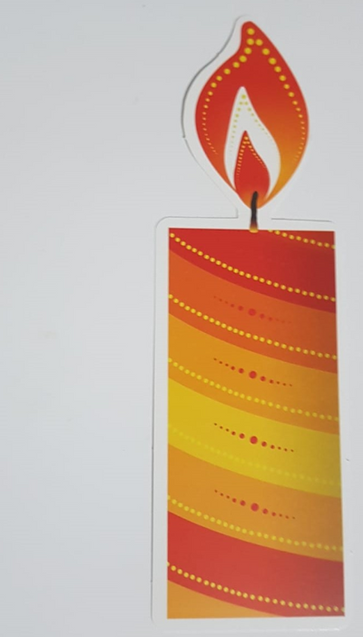 Large Candle Cutout 20/pk (discontinued)