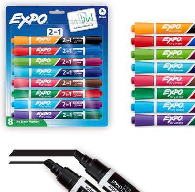 2-in-1 Expo Dry Erase Markers 8/pk
