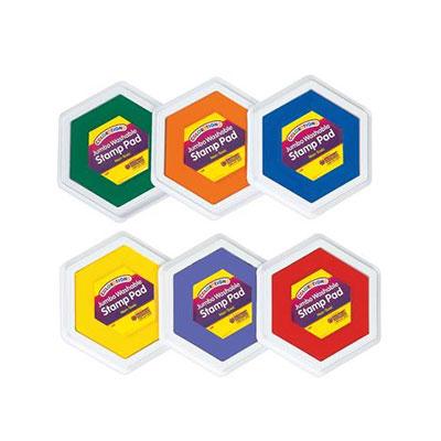 Jumbo Washable Stamp Pads Set of 10