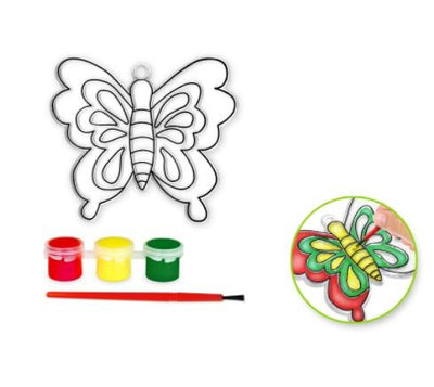 DIY 3D Butterfly Suncatcher With Paints