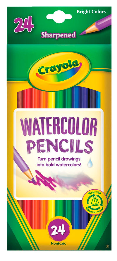 Crayola Watercolor Colored Pencil 24/pk.