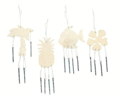 DIY Hanging Tropical Chimes 11" 12/pk