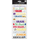 Chipboard Grade Stickers