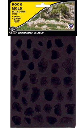 Reusable Boulders Rock Mold 1/pc