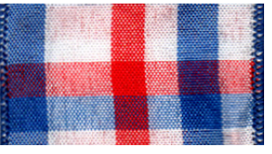 2-1/2" Color Chic Plaid 50yd Red/white/blue (discontinued)