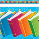 Books Straight Border Trim 3" x 35" 12/pk