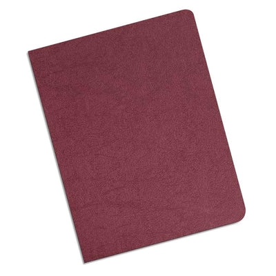 Leather Texture Poly covers 16 Mil 8 1/2"x11 50/Pk Maroon
