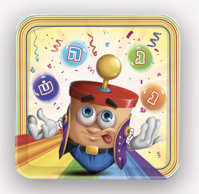 Chanukah Party Blast 7" Plates (Discontinued)