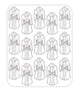 Kittel Stickers 1 1/2" x 3/4" 6 Sheets (discontinued)