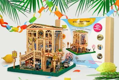 3D Puzzle Miniature Sukkah Tudor (Discontinued)