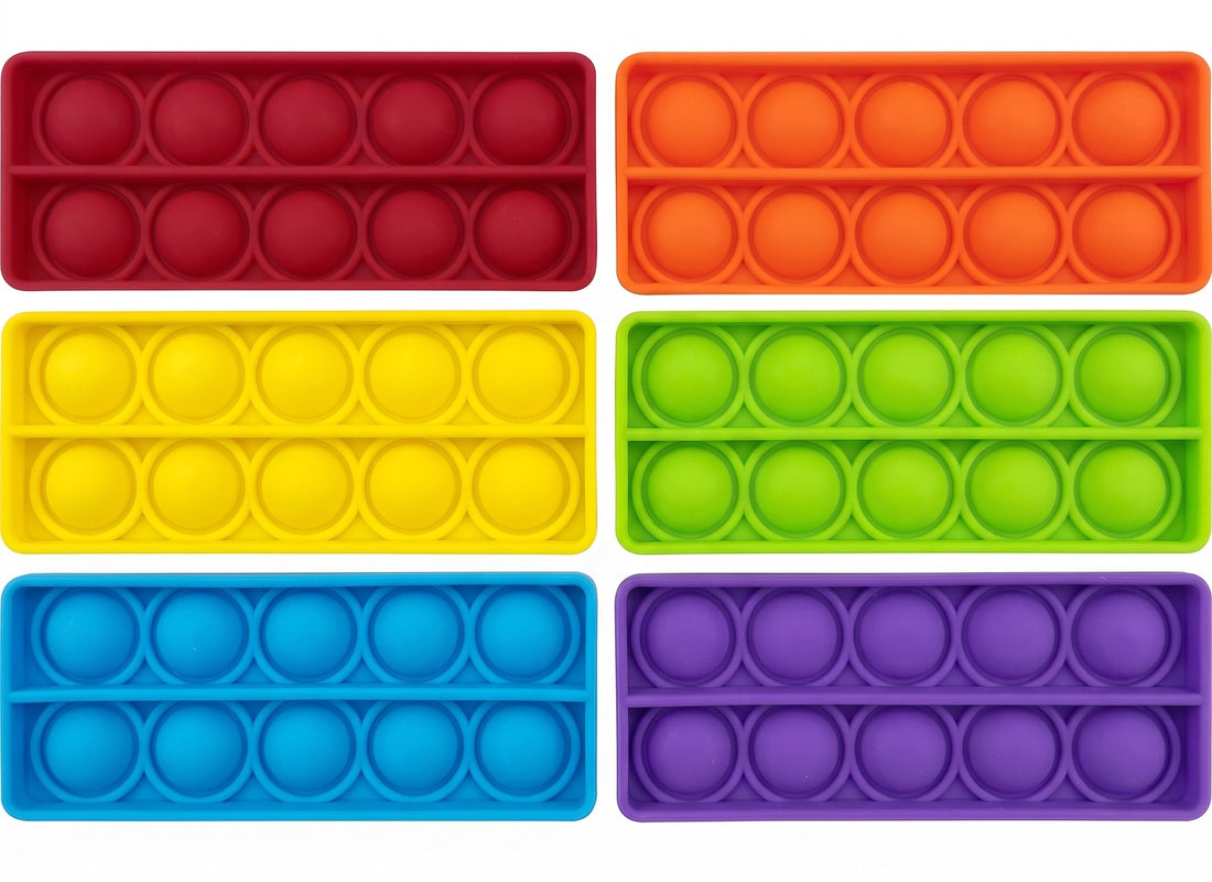Popper Toy 10 Frames 6/pk 4" x 1½" x ½" Assorted Colors