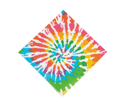 Tie-Dye Swirl Paper Luncheon Napkins 16 Ct.