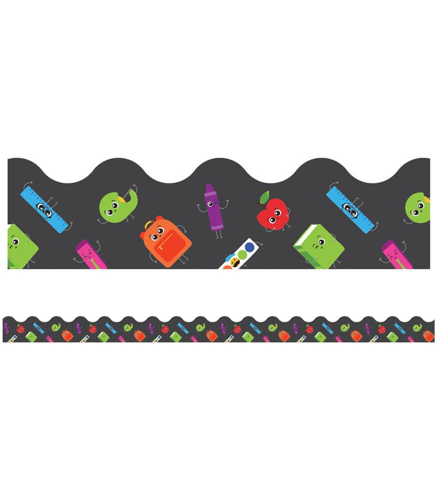 School Scalloped Border