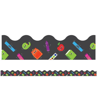 School Scalloped Border