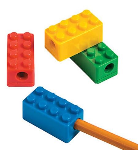Brick Party Pencil Sharpeners 12/pk