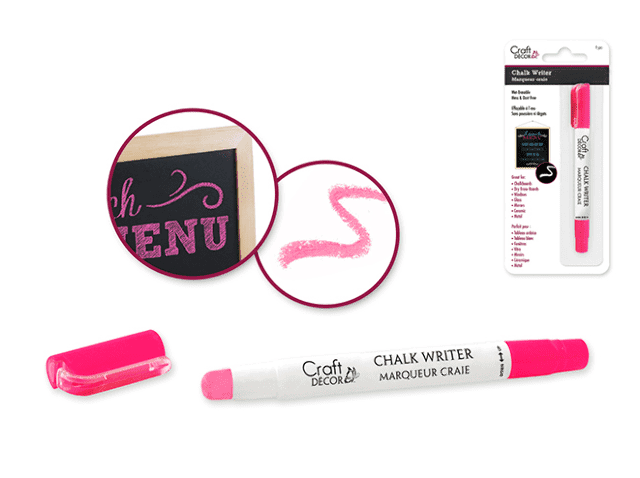 Craft Decor Chalk Writer Neon Pink (Closeout)