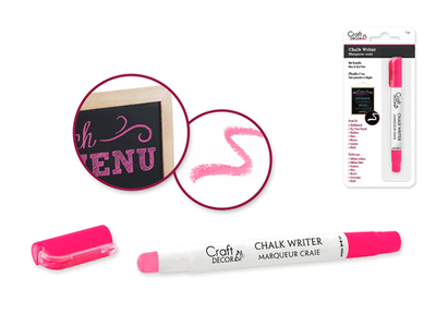 Craft Decor Chalk Writer Neon Pink (Closeout)