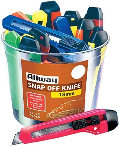 Neon Snap off Utility Knives 18 mm