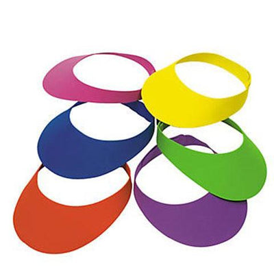 Colorful Foam Visor Assortment 50/pk