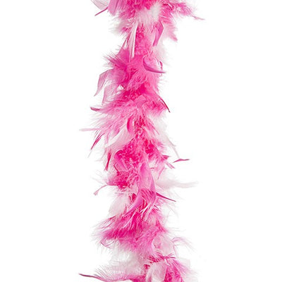 White And Pink Chandelle Boa: 6 Feet (Closeout)