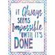 It Always Seems Impossible...Poster