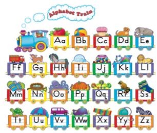 Alphabet Train Bulletin Board Display Set 31/pk