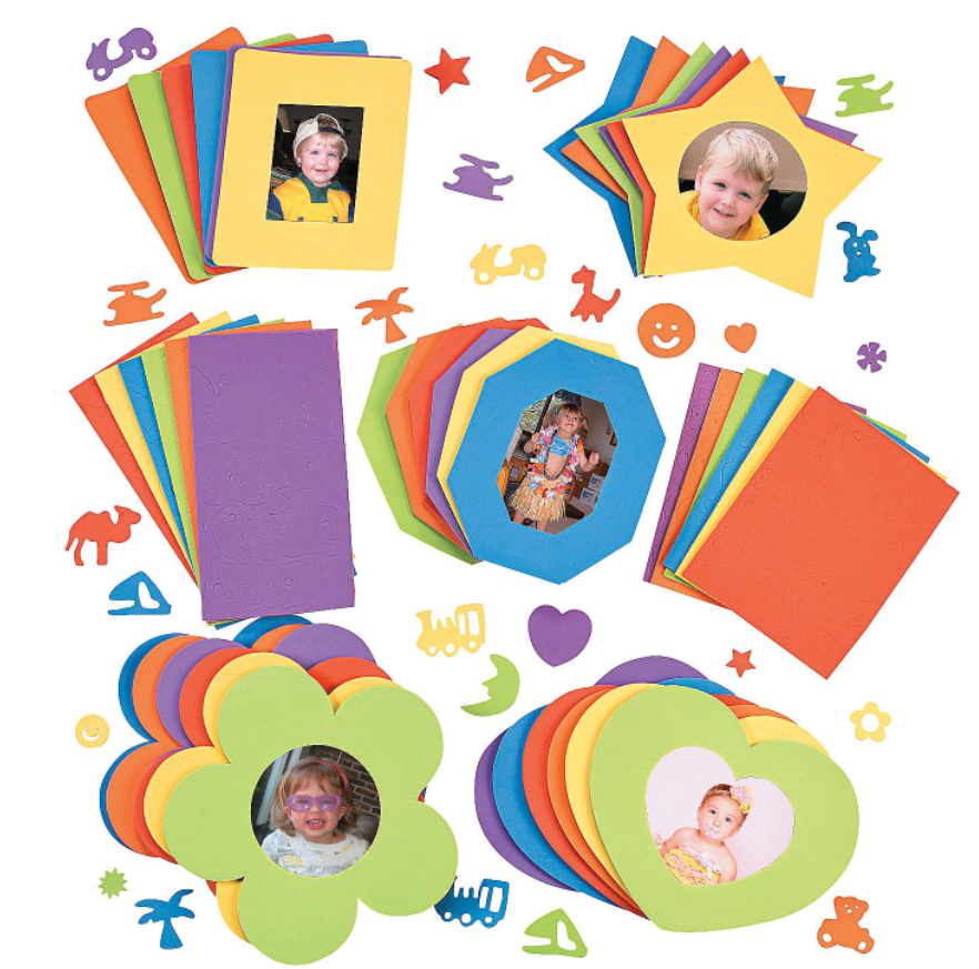 Sensational Foam Picture Frames & Shapes - Makes 30