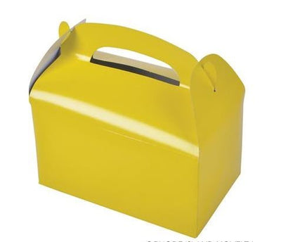Treat Box 6 1/4" 12/pk Yellow (discontinued)