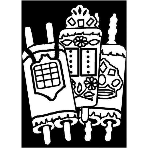 Torah Velvet Art w/markers