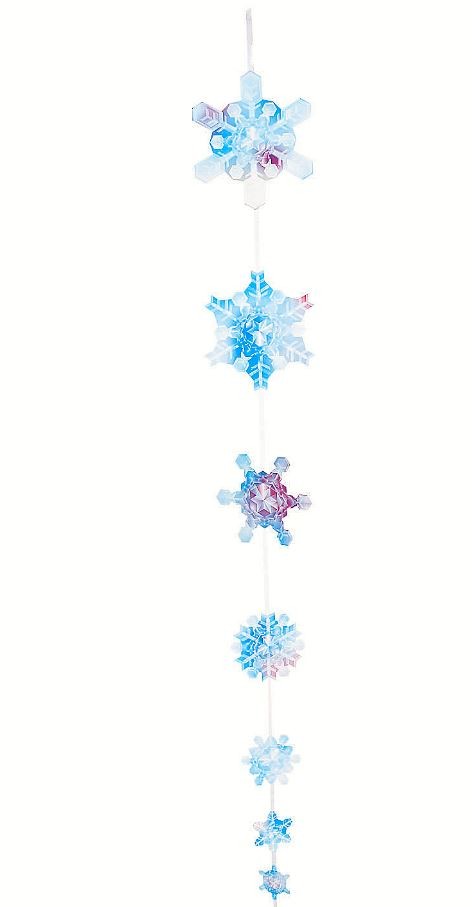 Double Sided Winter Sparkle Snowflake Hanging Decoration (Discontinued)