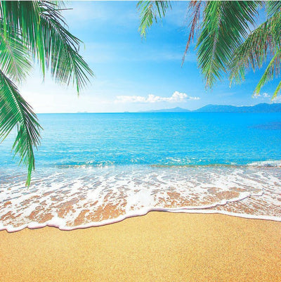 Beach Backdrop Banner 6ft x 6ft
