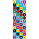 Colored Alef Bais Dot Stickers (6 Sheets)