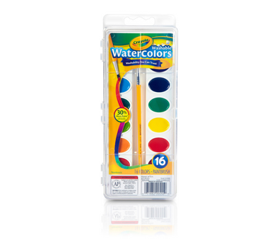Washable Watercolor Paint 16 Count