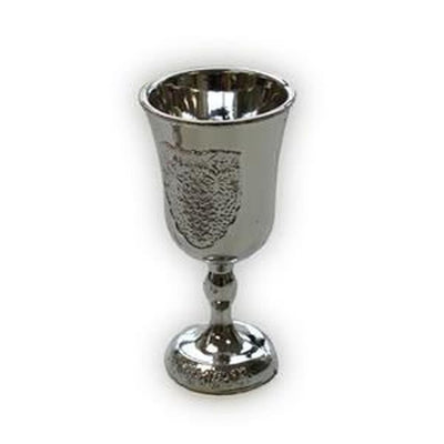 Silver Plastic Kiddush Bacher Cup 3.25" 1/pk