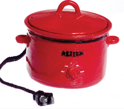 Electric crockpot Red