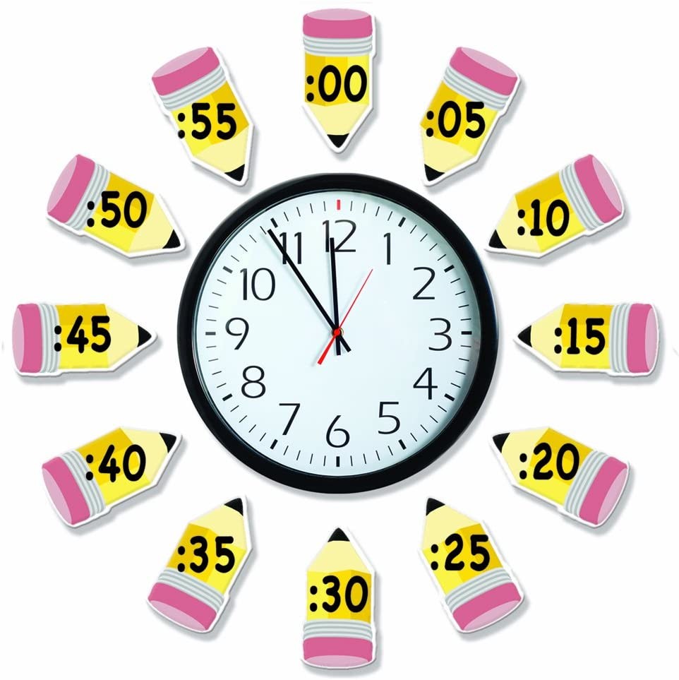Telling Time Bulletin Board Set 1pk