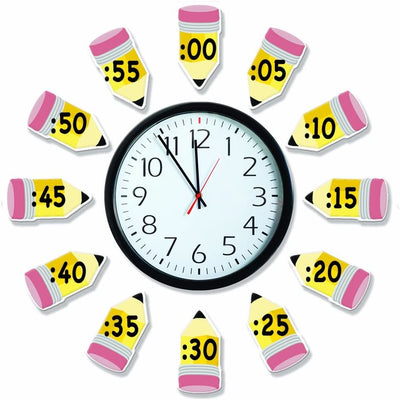 Telling Time Bulletin Board Set 1pk