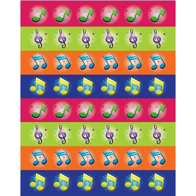 Stickers Musical Symbols 6/Pk