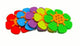 Flower felt shape 5/pk (Discontinued)