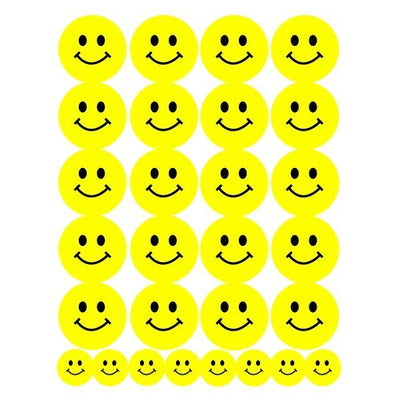 Smiley Faces Stickers (25 Sheets)