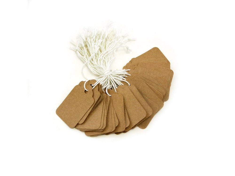 Label tags on strings 40pcs