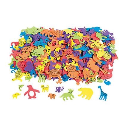 Fabulous Foam Adhesive Animal Shapes 500/pk