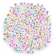Alphabet Beads Assorted 6mm 160/Pk