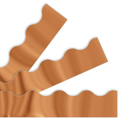 Copper Metallic Border 2 1/4in x 32 1/2ft 12/pk