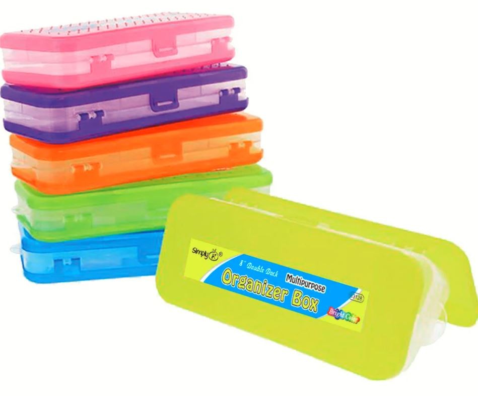 Double Deck Organizer Box 8"