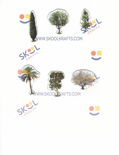 Tree Self-adhesive Printed Foam Shapes 60/pc (Discontinued)