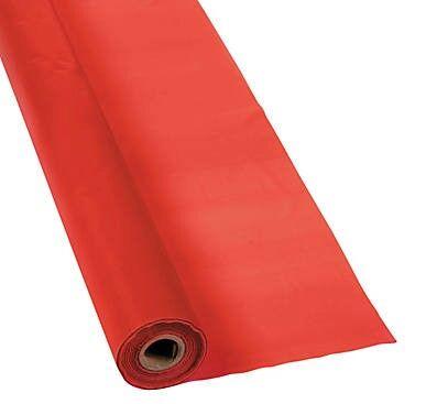 Plastic Red Tablecloth Roll 40" x 100ft