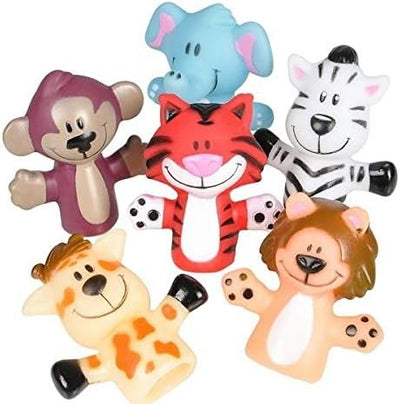 Zoo Animal Finger Puppets 12/pk