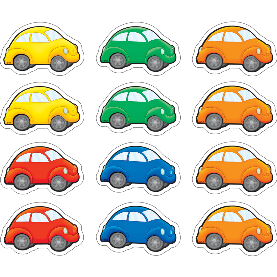 Cars Mini Accents 2 5/8" 36/pk